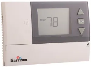 Garrison Digital Thermostat  1 Heat / 1 Cool 24 Vac & Battery Powered 2.6 Inch