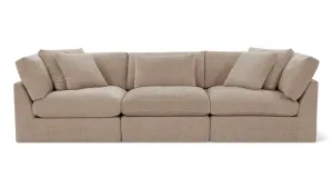 Get Together™ 3-Piece Modular Sofa, Large, Champagne