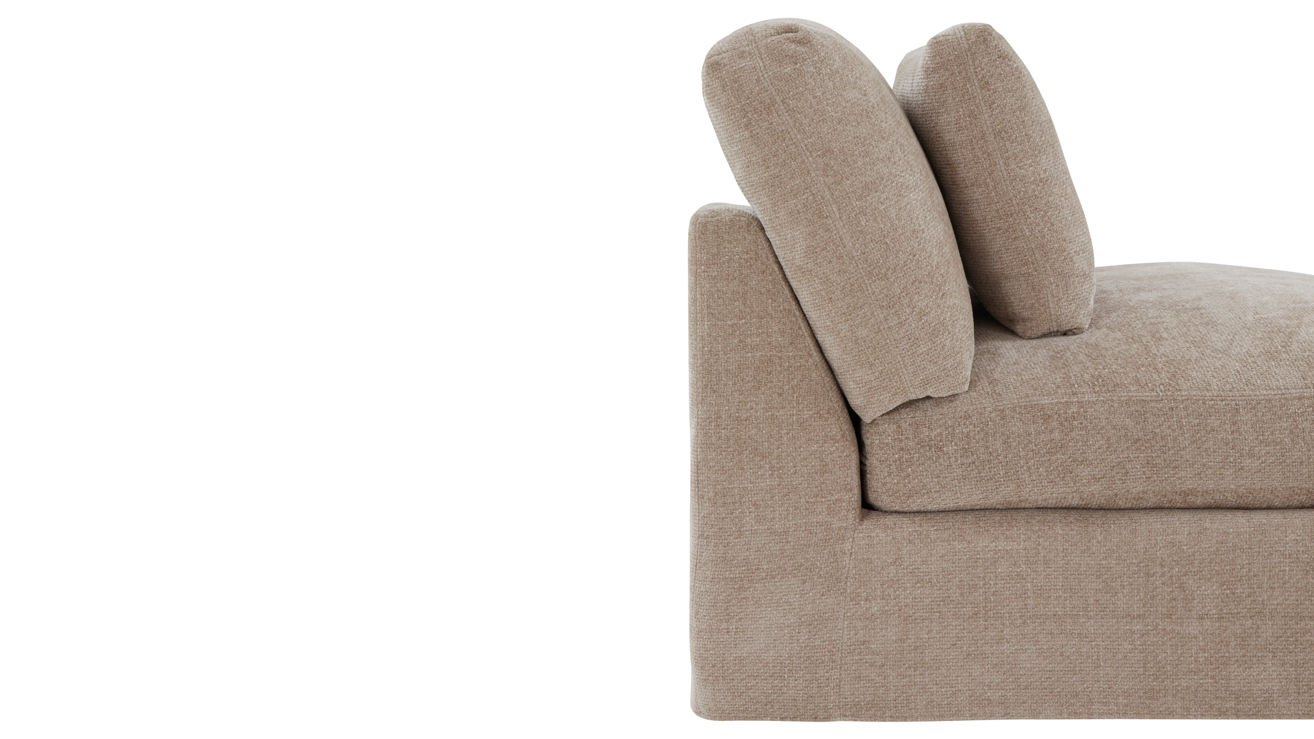 Get Together™ Armless Chair, Large, Champagne