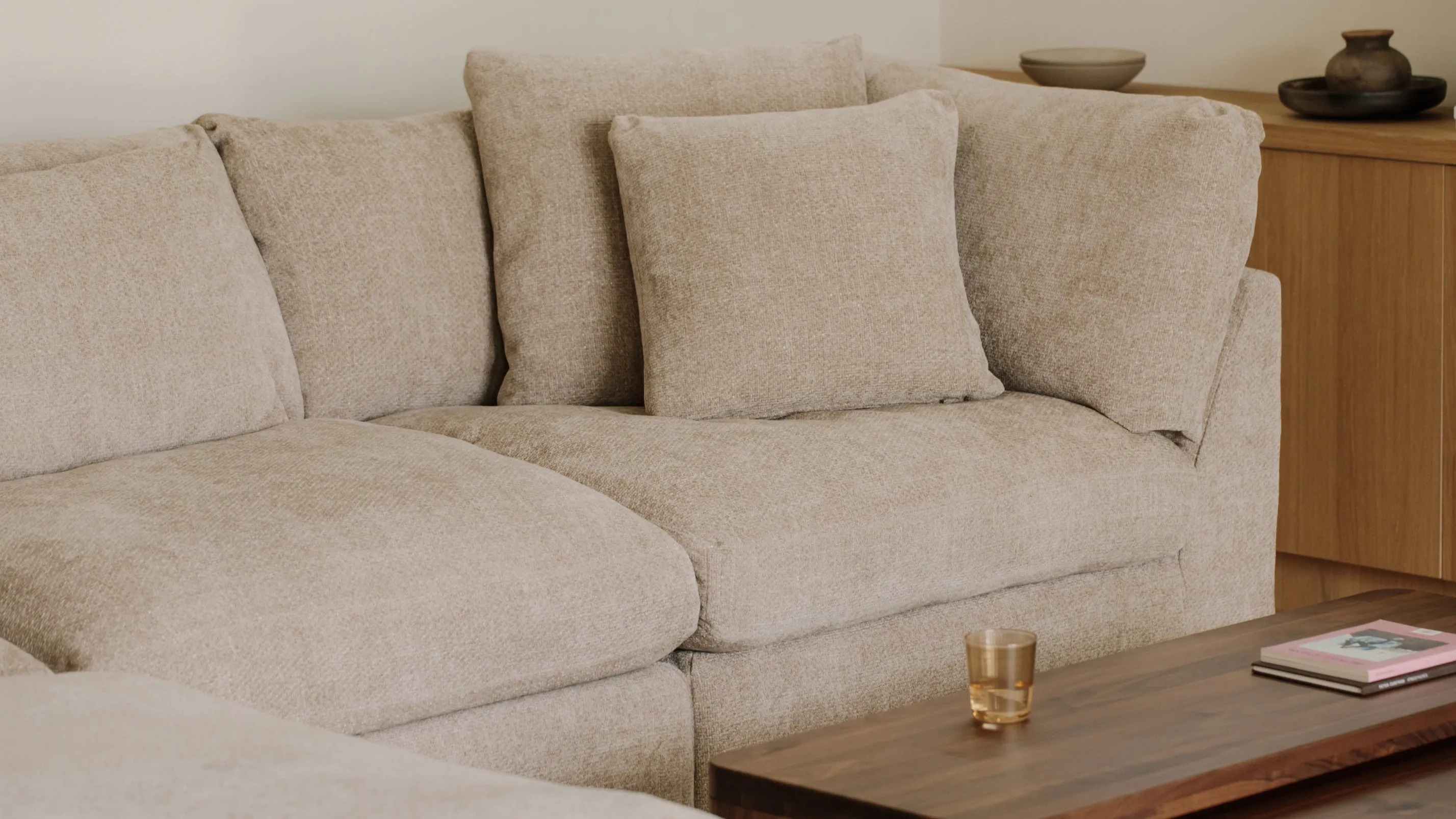 Get Together™ Corner Chair, Large, Champagne