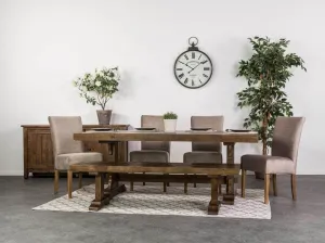 Grafton 2.4M Fixed Top Dining Table