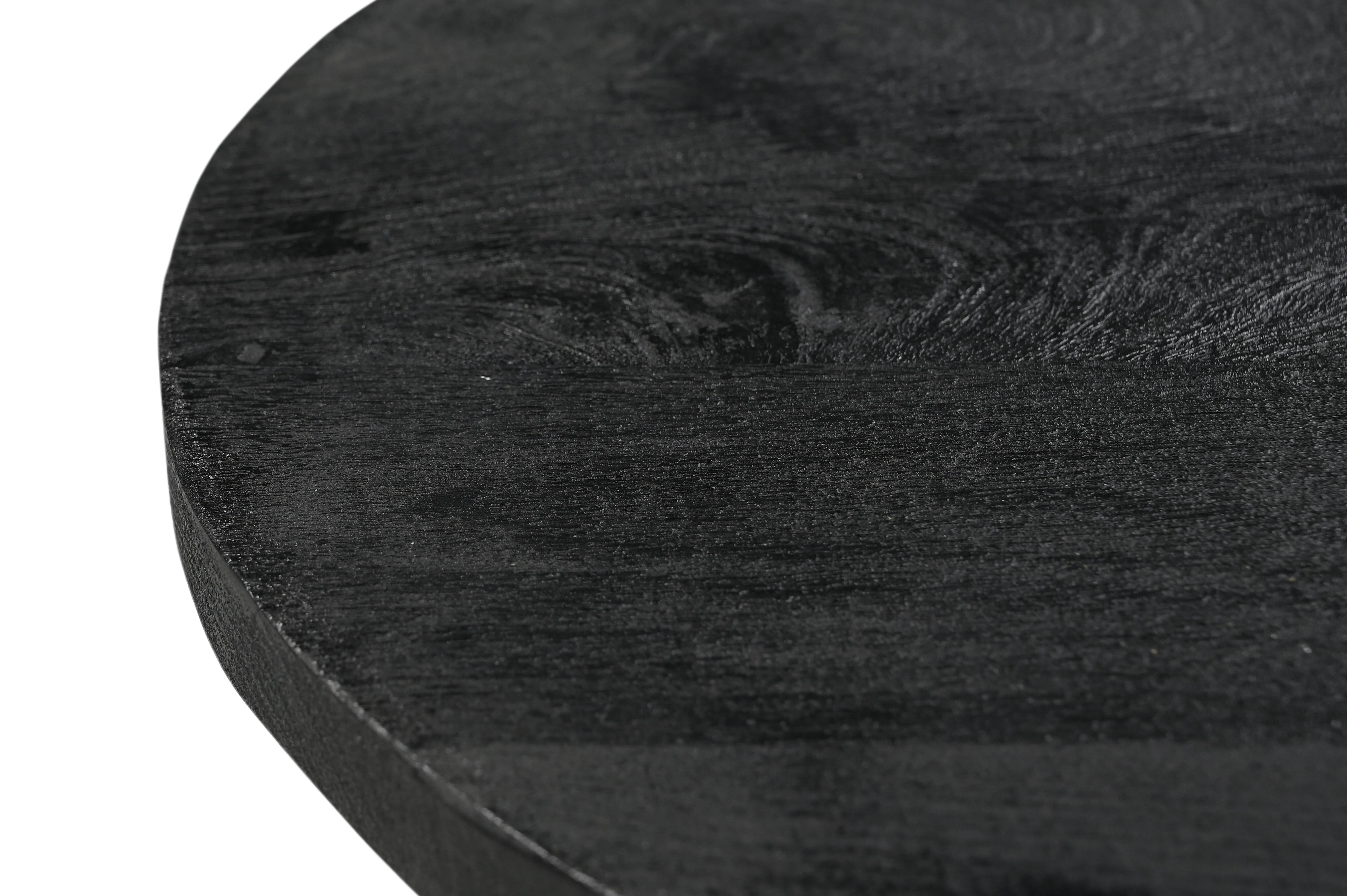 HAND CRAFTED HARDWOOD SIDE TABLE FADE TO BLACK