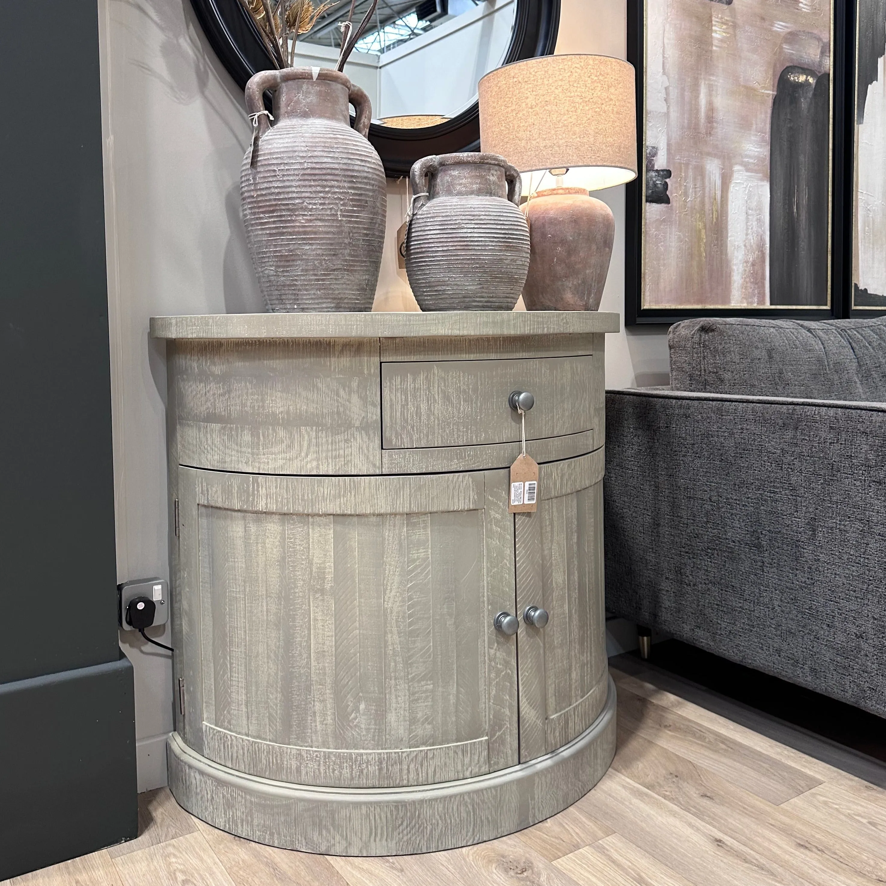 Harborview Collection Half Moon Console