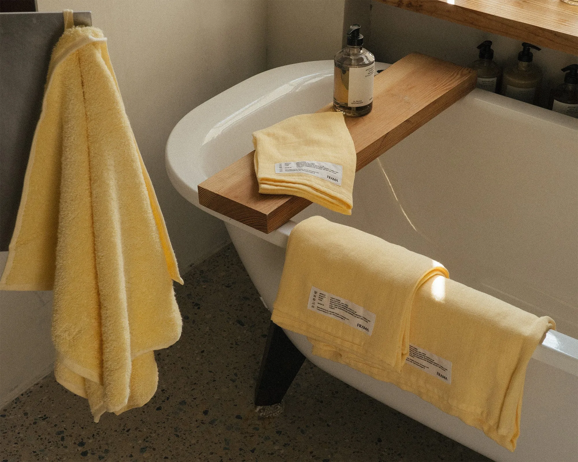 Heavy Towel | Pale Yellow | Bath Towel