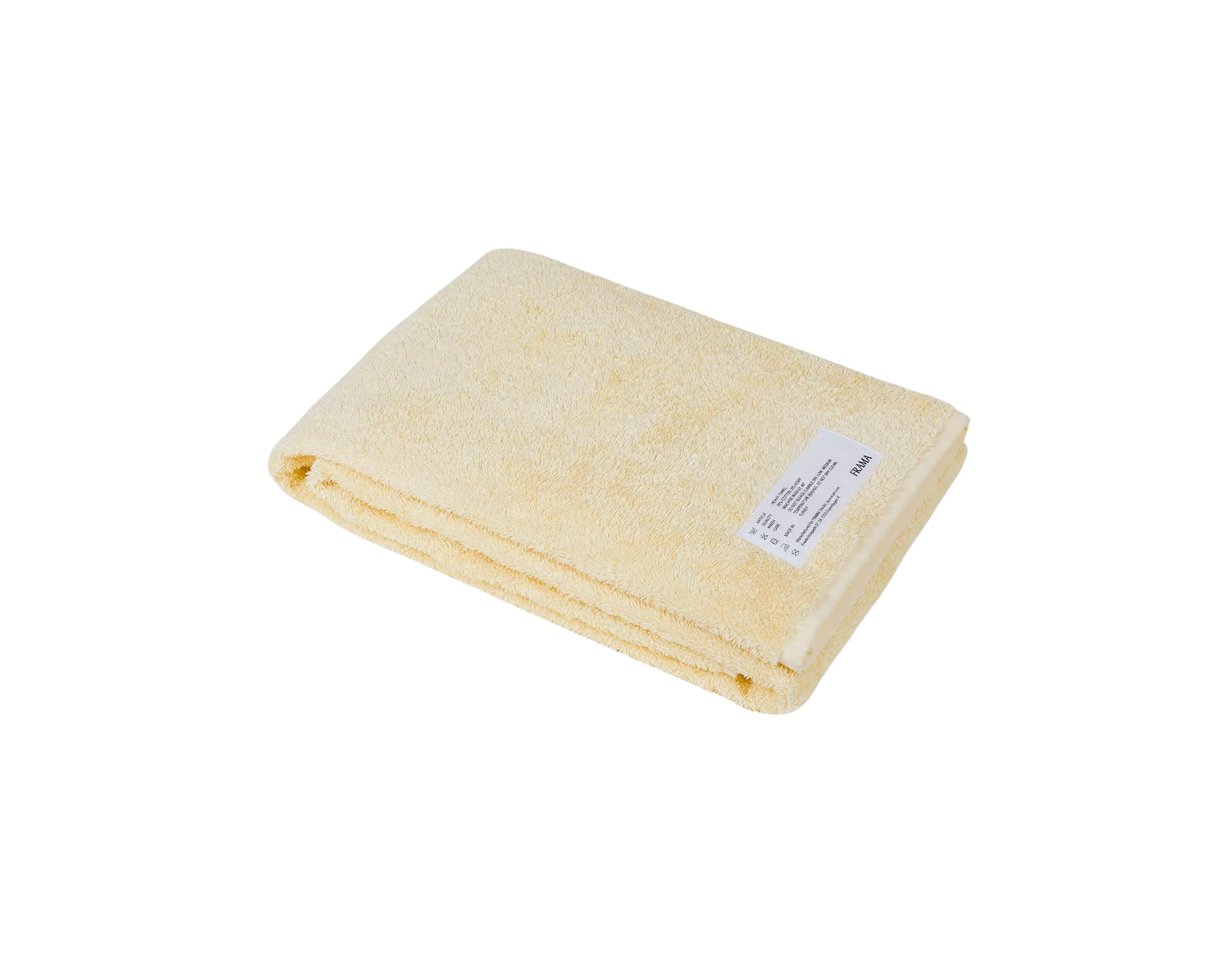 Heavy Towel | Pale Yellow | Bath Towel