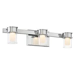 Herald Square 22 in. 3 lights LED Vanity Light Chrome finish