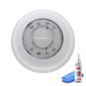 Honeywell T87K1007 Heat Only Thermostat, 1 Pack -White   LCD Cleaner