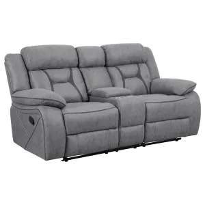 Houston Casual Stone Motion Loveseat
