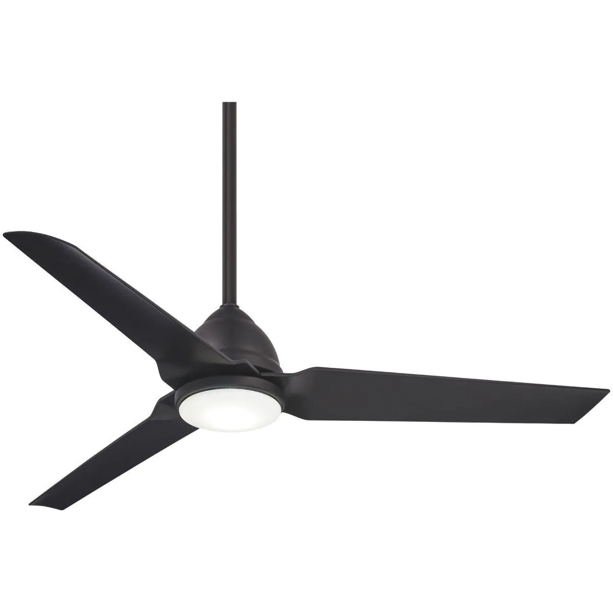 Java LED 54" Coal Wet Rated Ceiling Fan with Light and Remote