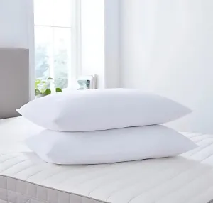 JY Polyfiber Pillow Hotel Quality with Premium Soft Down Alternative Fill for Back, Stomach,Size 16 * 25 Set of 2