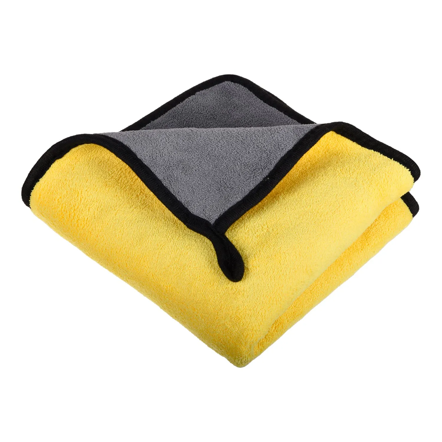 Kuber Industries Cleaning Towel|Microfiber Reusable Cloths|Highly Absorbent Washable Towel for Kitchen with Hanging Loop|Car|Window|40x40 Cm|Pack of 2 (Multi)