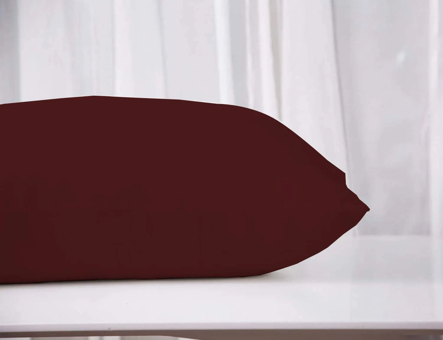 Kuber Industries Comfort Microfiber Filled Pillow for Bed Room, 16"x24" (Brown)-Pack of 2 (F_26_KUBMART016832)
