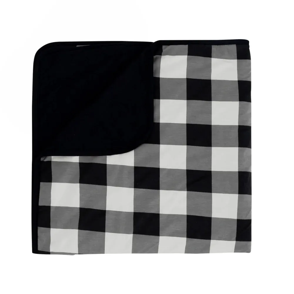 Kyte Baby Baby Blanket - Midnight Plaid