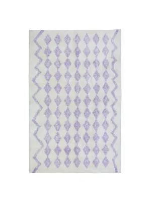 Lavender Purple Diamond Rug