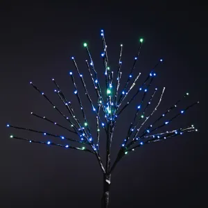 LED 36" Glimmer Spray - Halloween Goblin - Purple w/Green twinkle