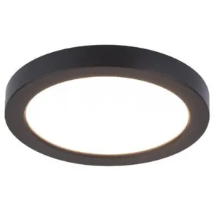 LED Disk Light 6 in. 1050 Lumens 3000K Black finish