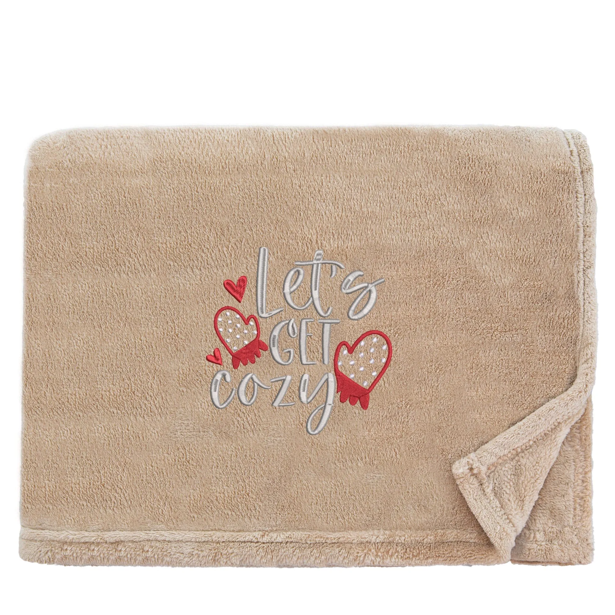 Let's Get Cozy Christmas Snuggle Blanket