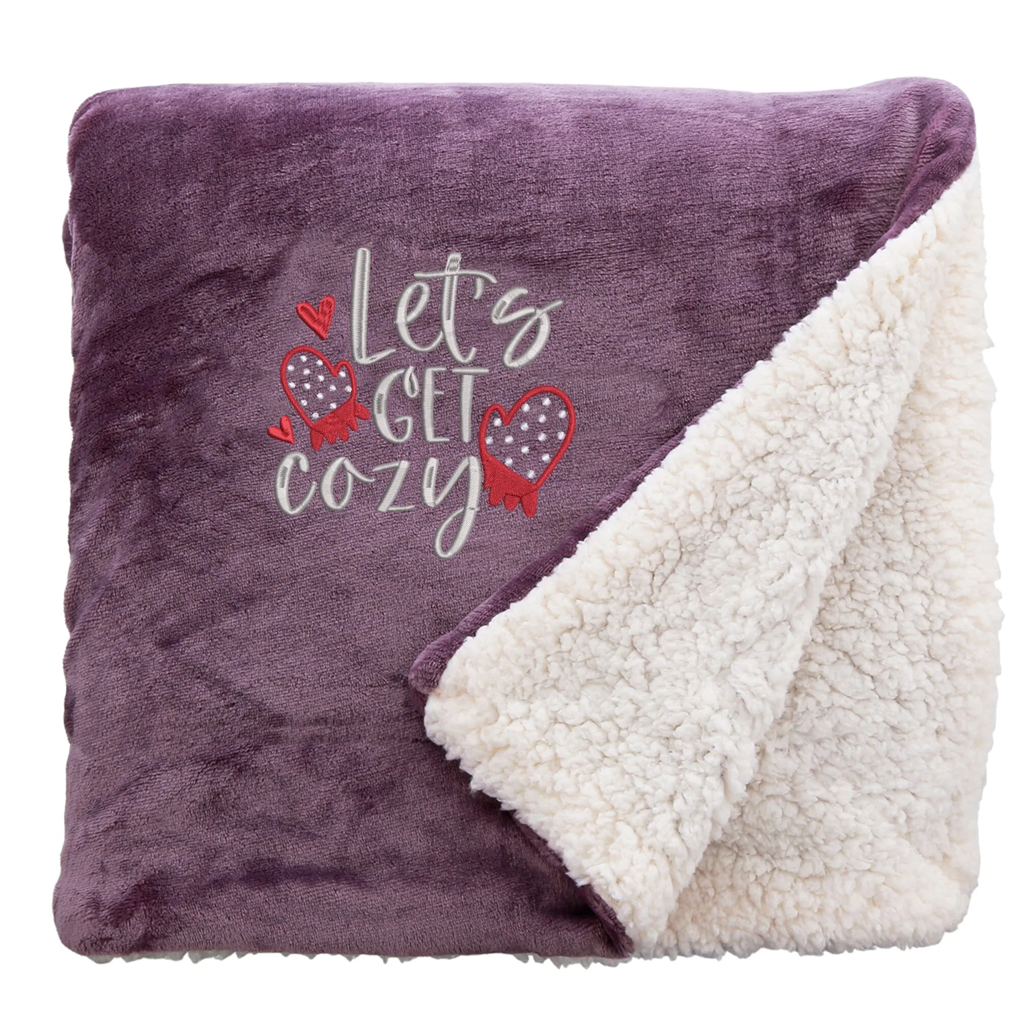 Let's Get Cozy Christmas Snuggle Blanket