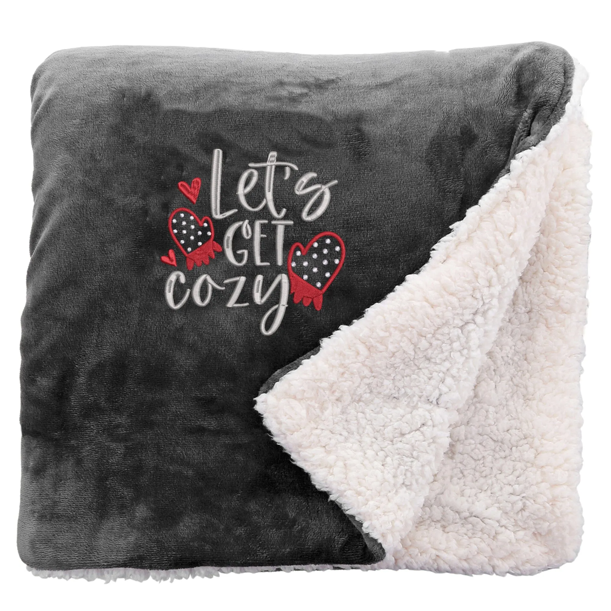 Let's Get Cozy Christmas Snuggle Blanket