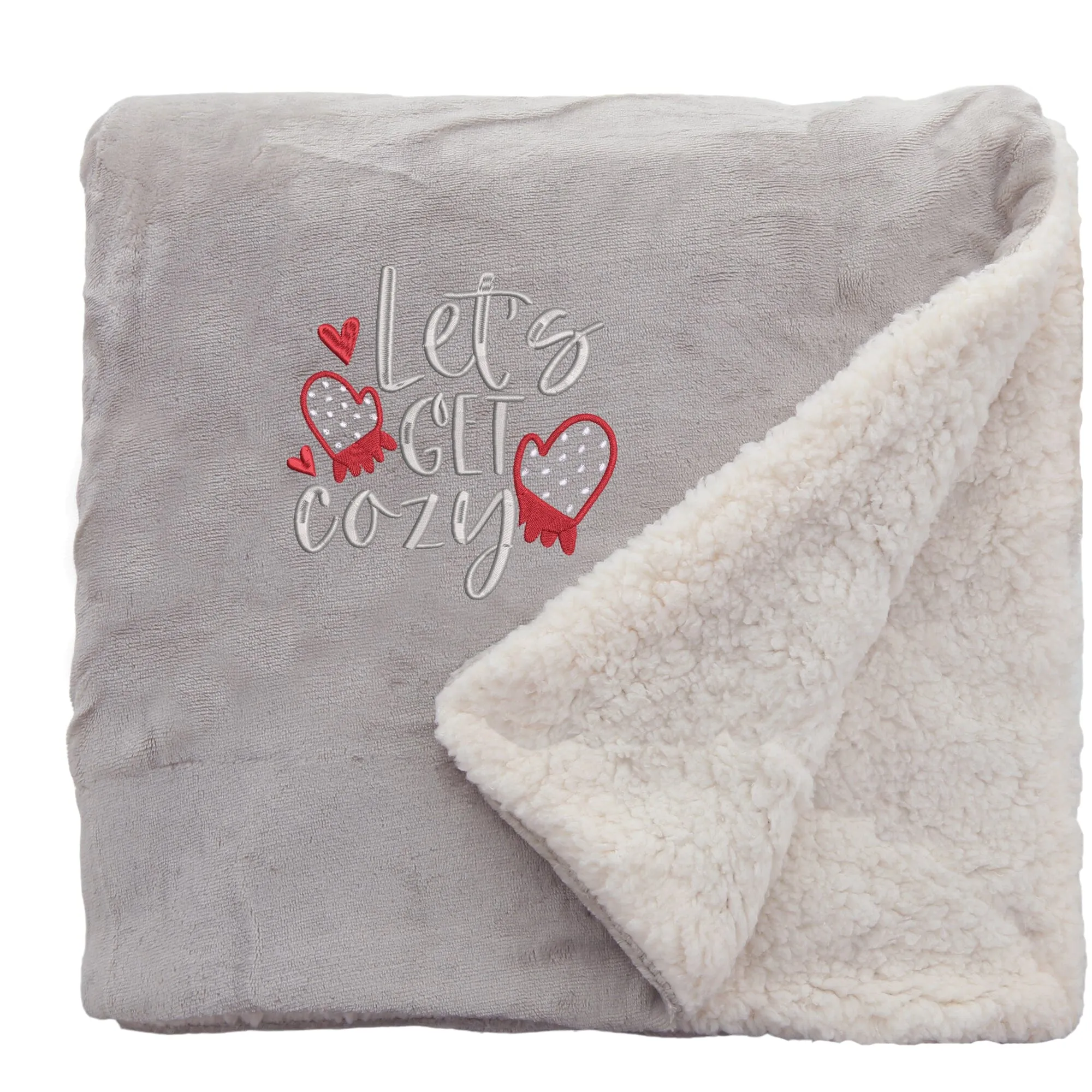 Let's Get Cozy Christmas Snuggle Blanket