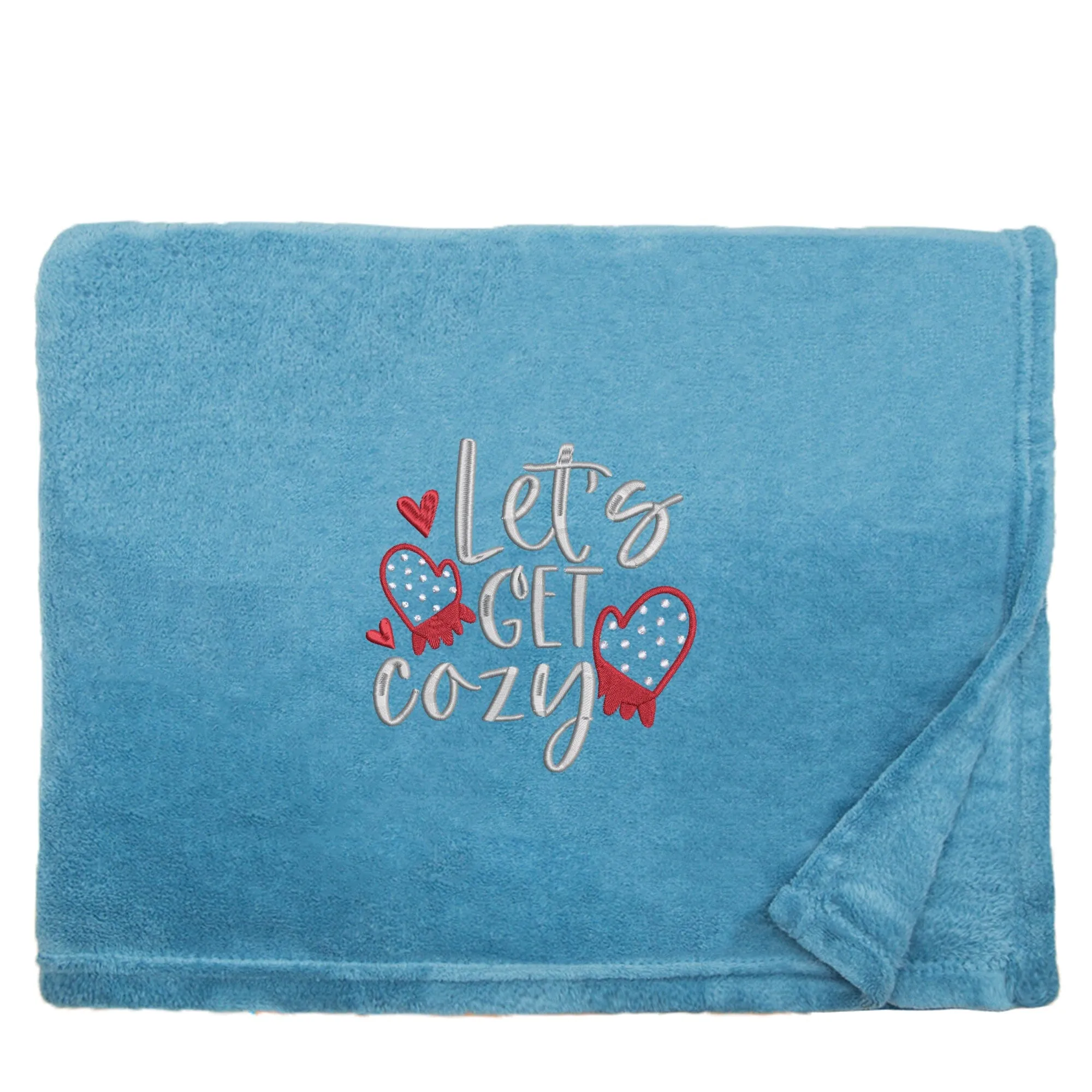 Let's Get Cozy Christmas Snuggle Blanket