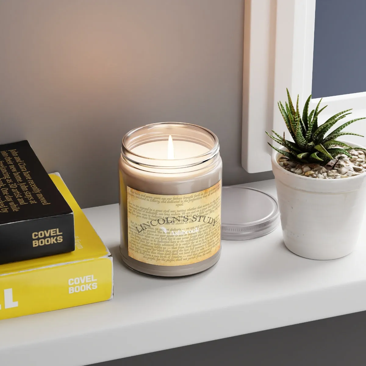 Lincoln's Study Scented Candle, 9oz