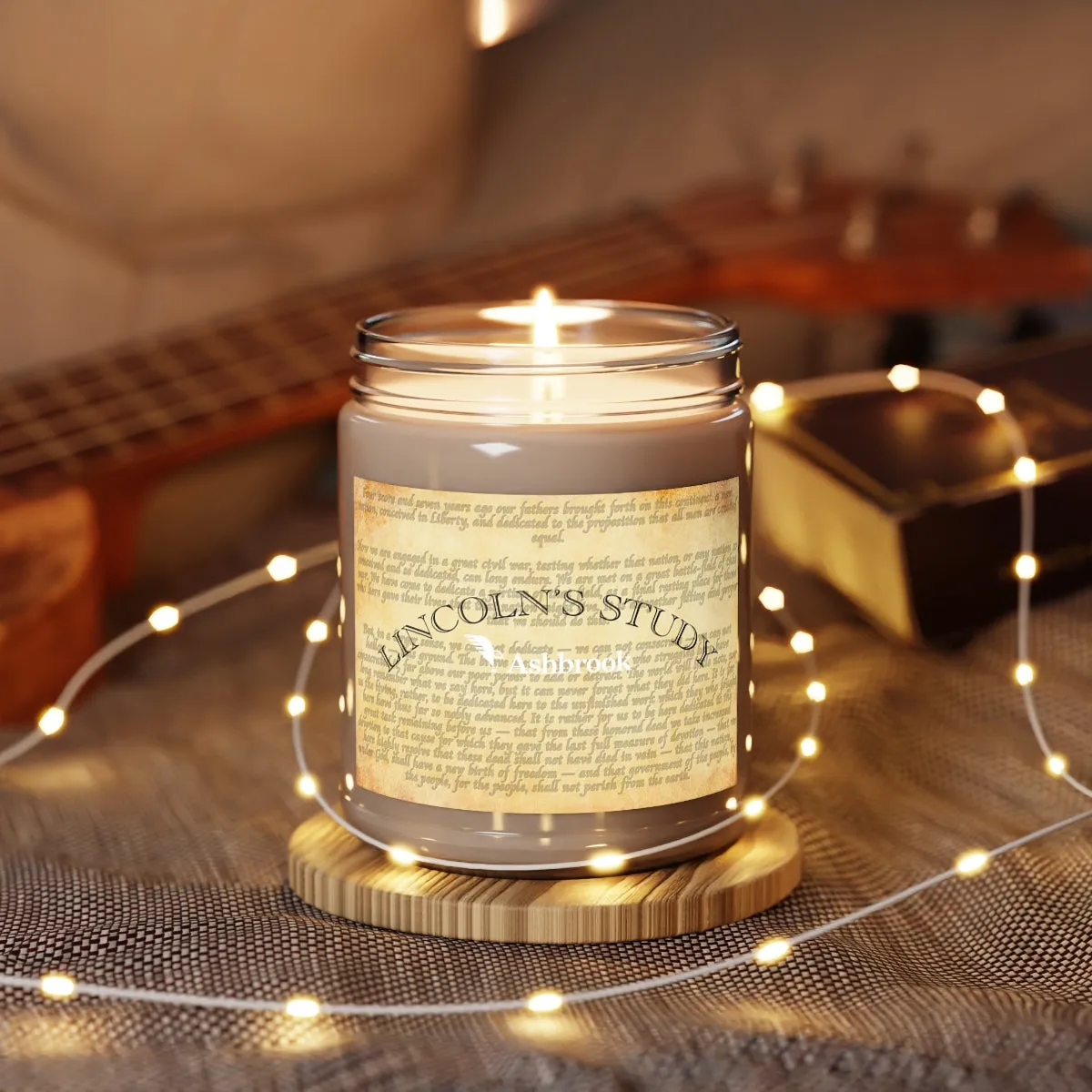 Lincoln's Study Scented Candle, 9oz