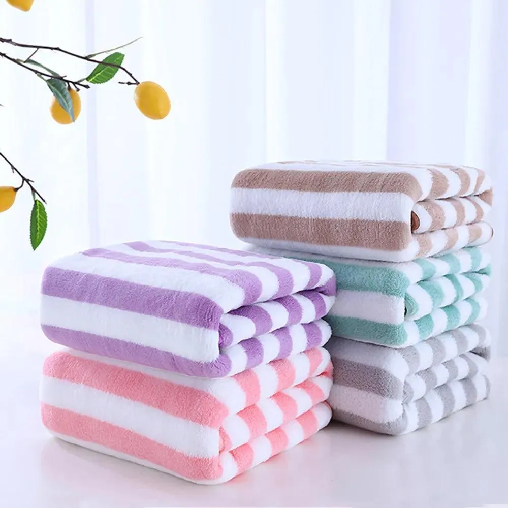 Luxurious Microfiber Towel Set: Soft, Absorbent, and Versatile - Ideal for Home and Travel