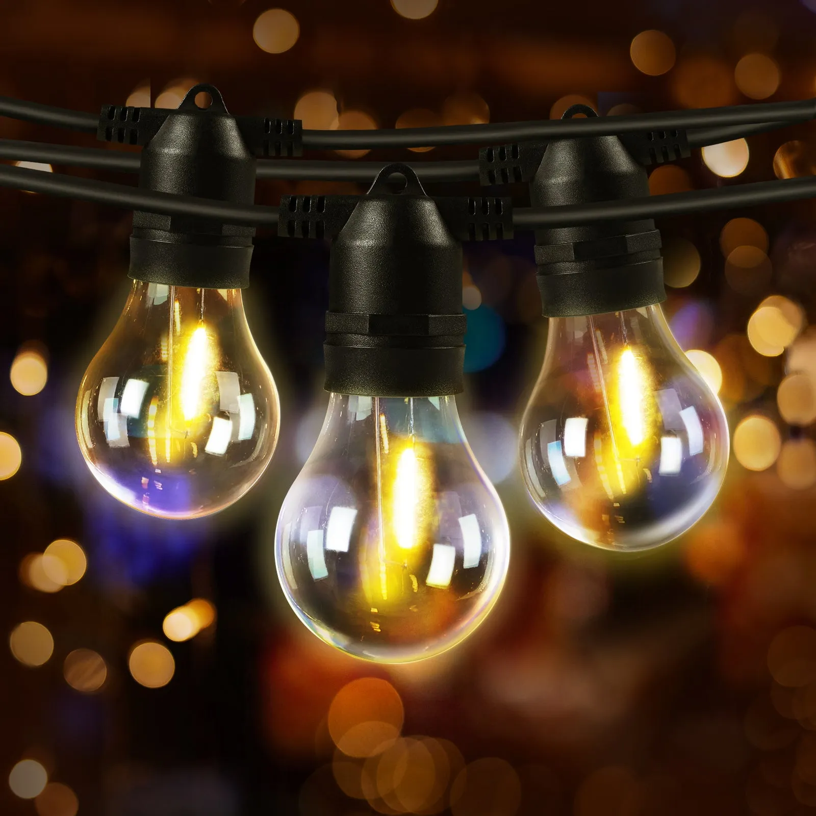 Mazam 77M Festoon String Lights LED Christmas Waterproof Wedding Party Outdoor