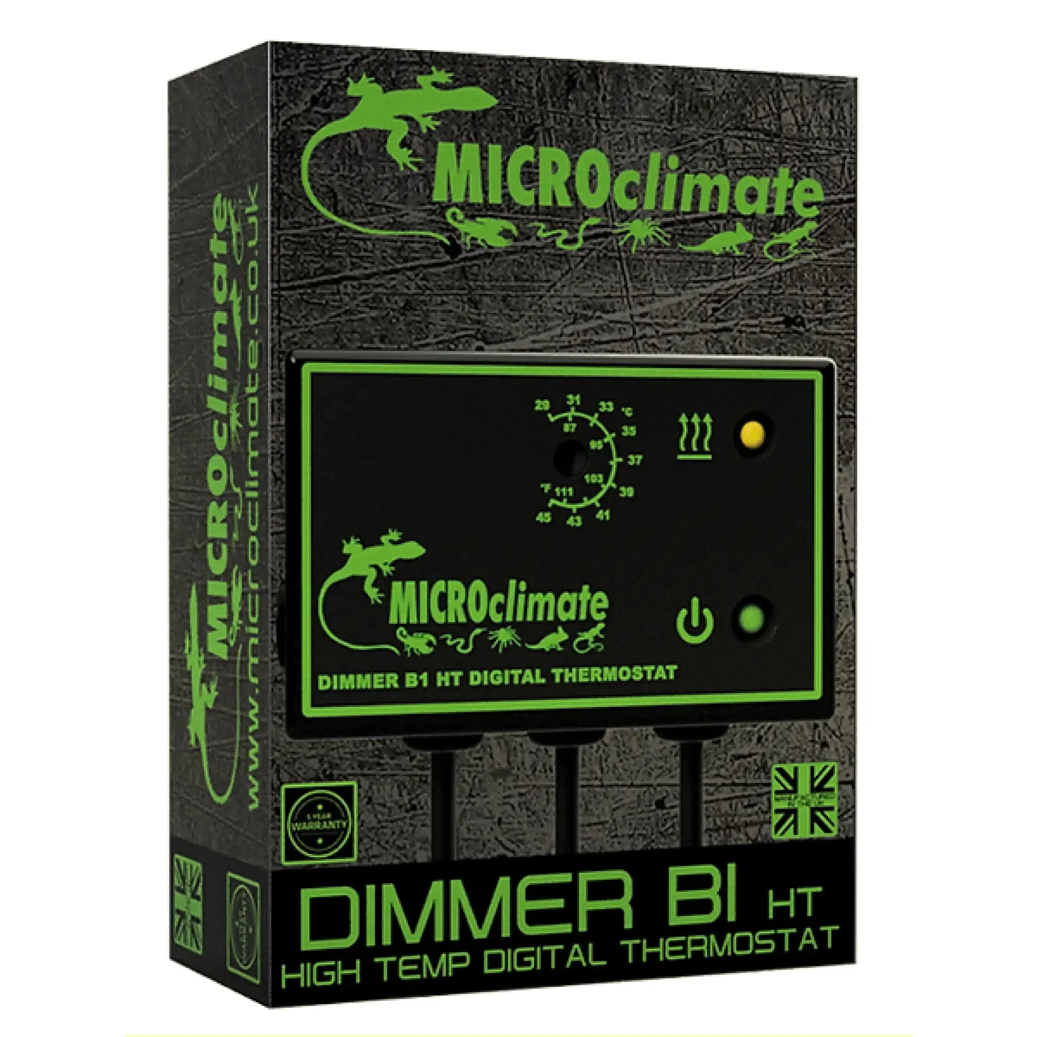 Microclimate Dimmer B1 High Temp Thermostat Black 600w