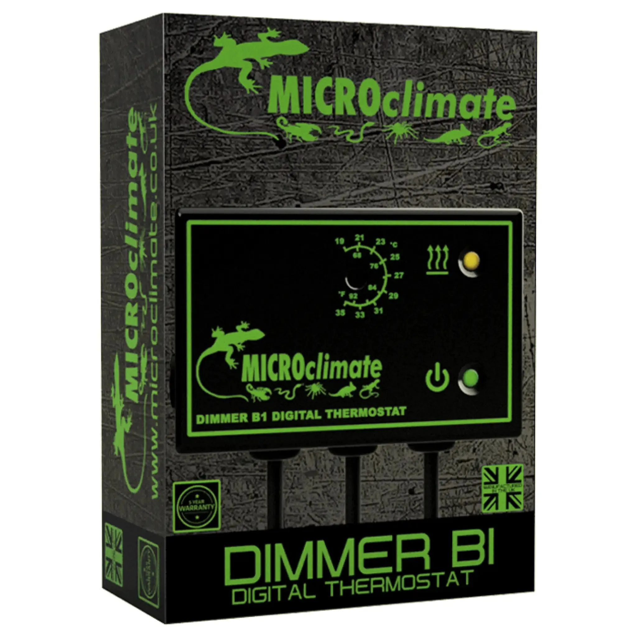 Microclimate Dimmer B1 Thermostat Black 600w