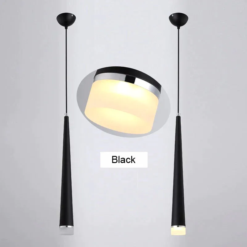 Modern Pendant Lights 3W LED Cone-shape Hanging Lamps for Restaurant/Living Room/Bar Lamparas Home Decoration Lighting Luminaire