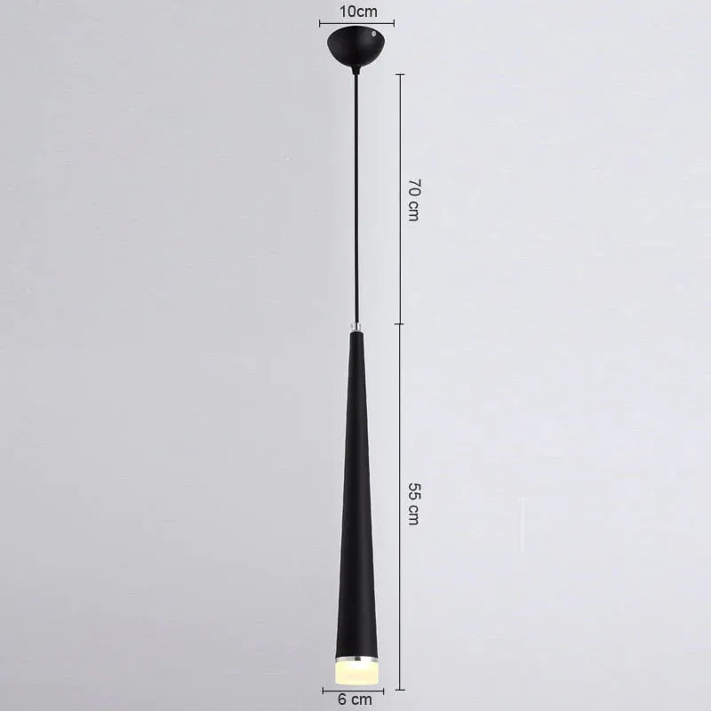Modern Pendant Lights 3W LED Cone-shape Hanging Lamps for Restaurant/Living Room/Bar Lamparas Home Decoration Lighting Luminaire