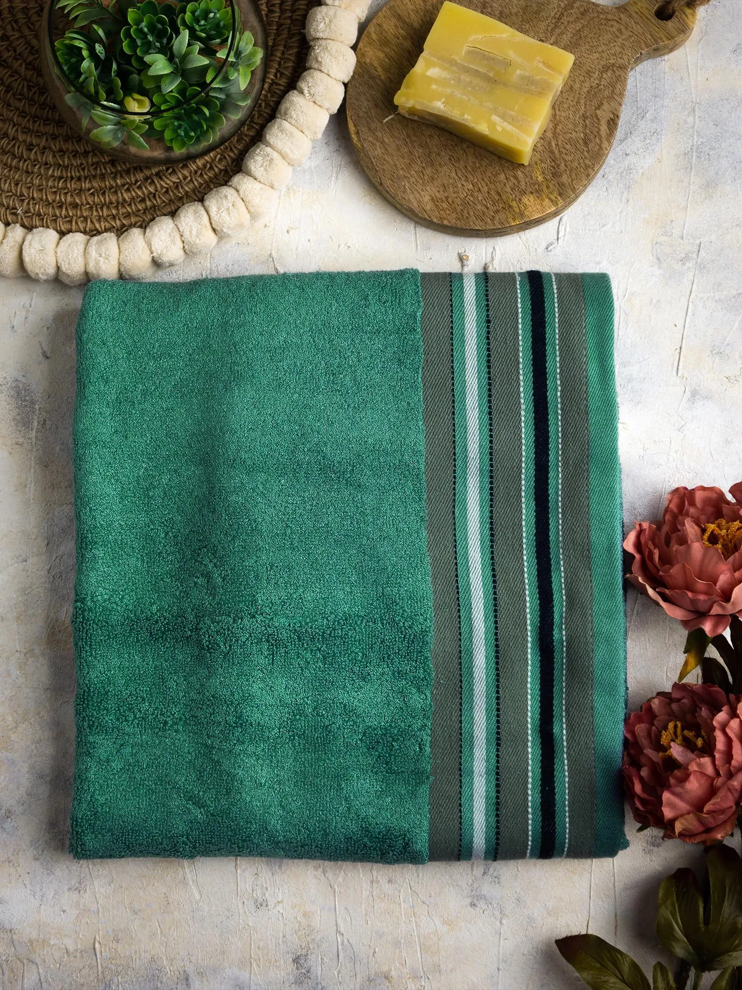 Mush Bamboo Towel |Ultra Soft, Absorbent & Quick Dry Towel for Bath, Beach, Pool, Travel, Spa and Yoga (Bath Towel, Forest Green)