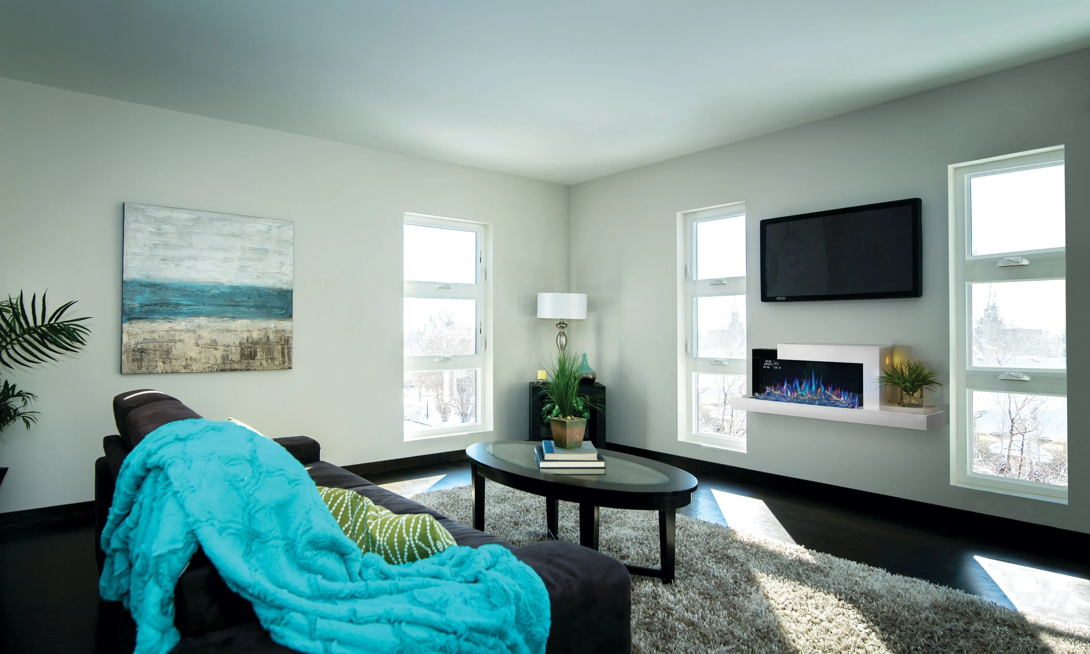 Napoleon Stylus Elite Wall Mount Smart Electric Fireplace NEFP32-5019W-IOT