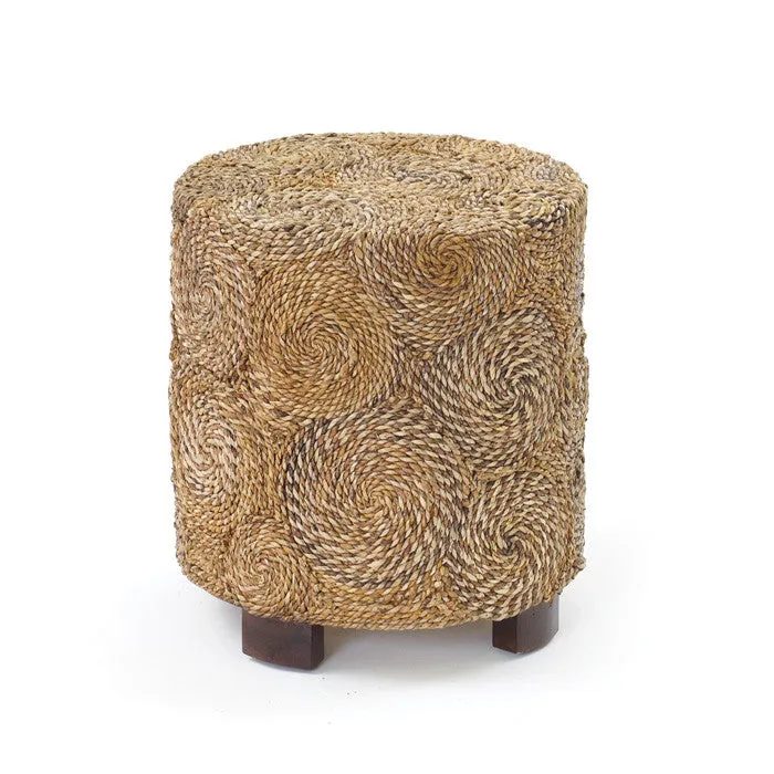 Natural Finish Round Banana Stool