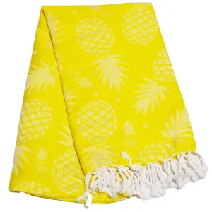 Neon Yellow Turkish Towel