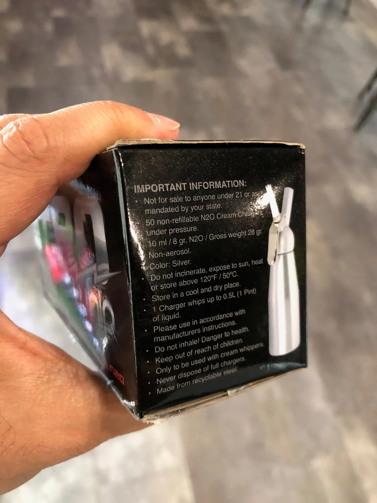 Nitro Whip Cream Chargers