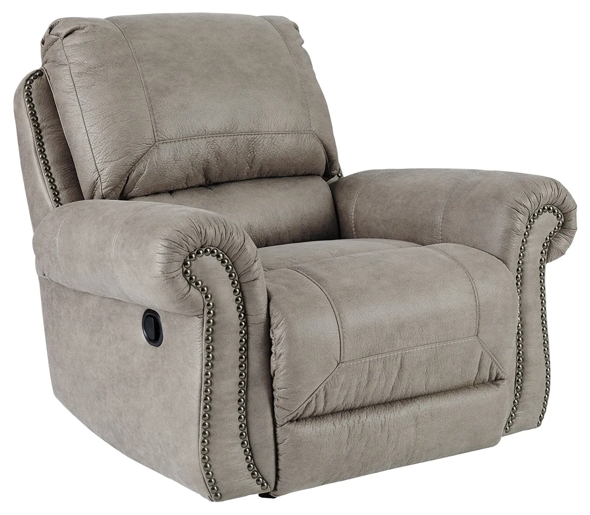 Olsberg Sofa, Loveseat and Recliner in Steel