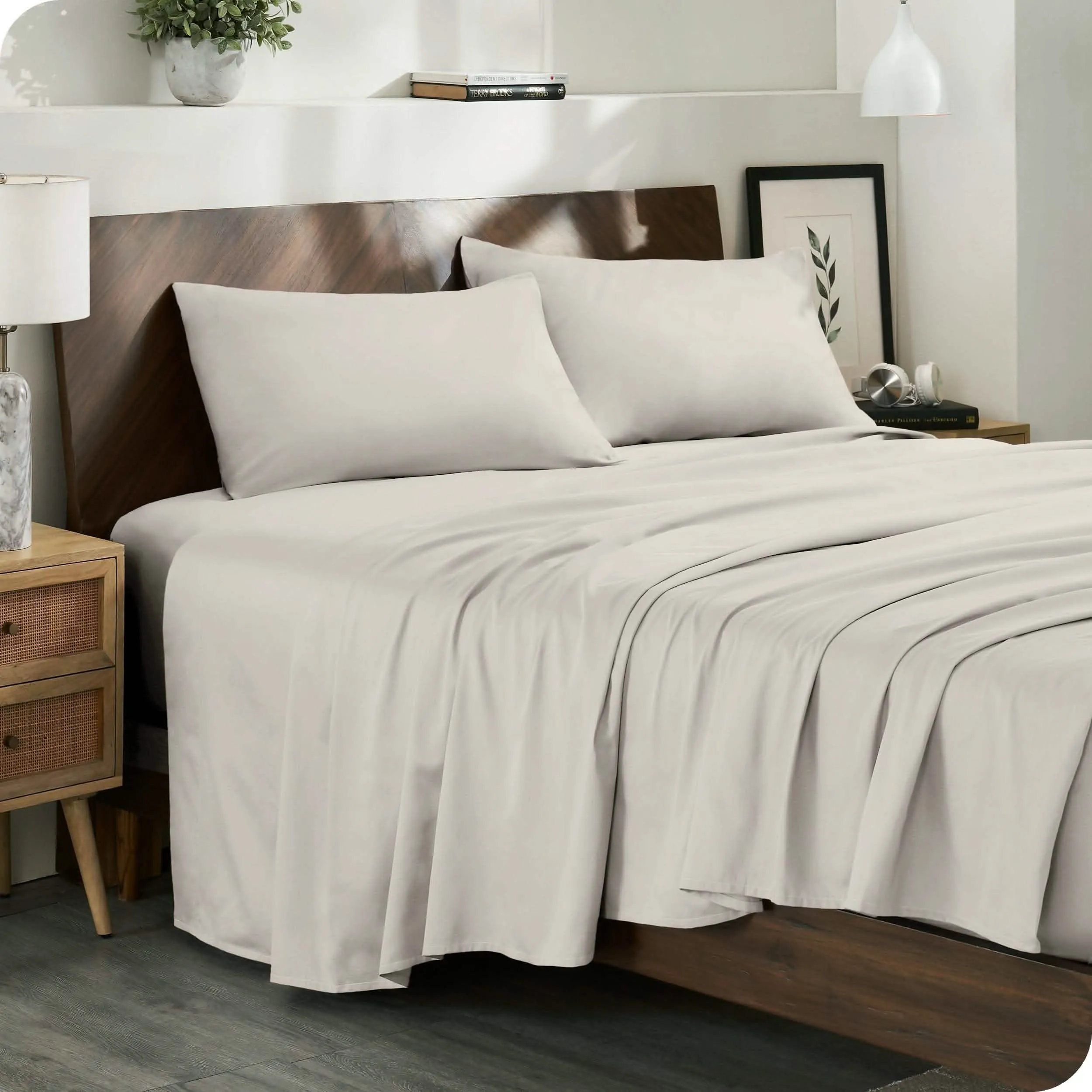 Organic Cotton Sateen Sheet Set