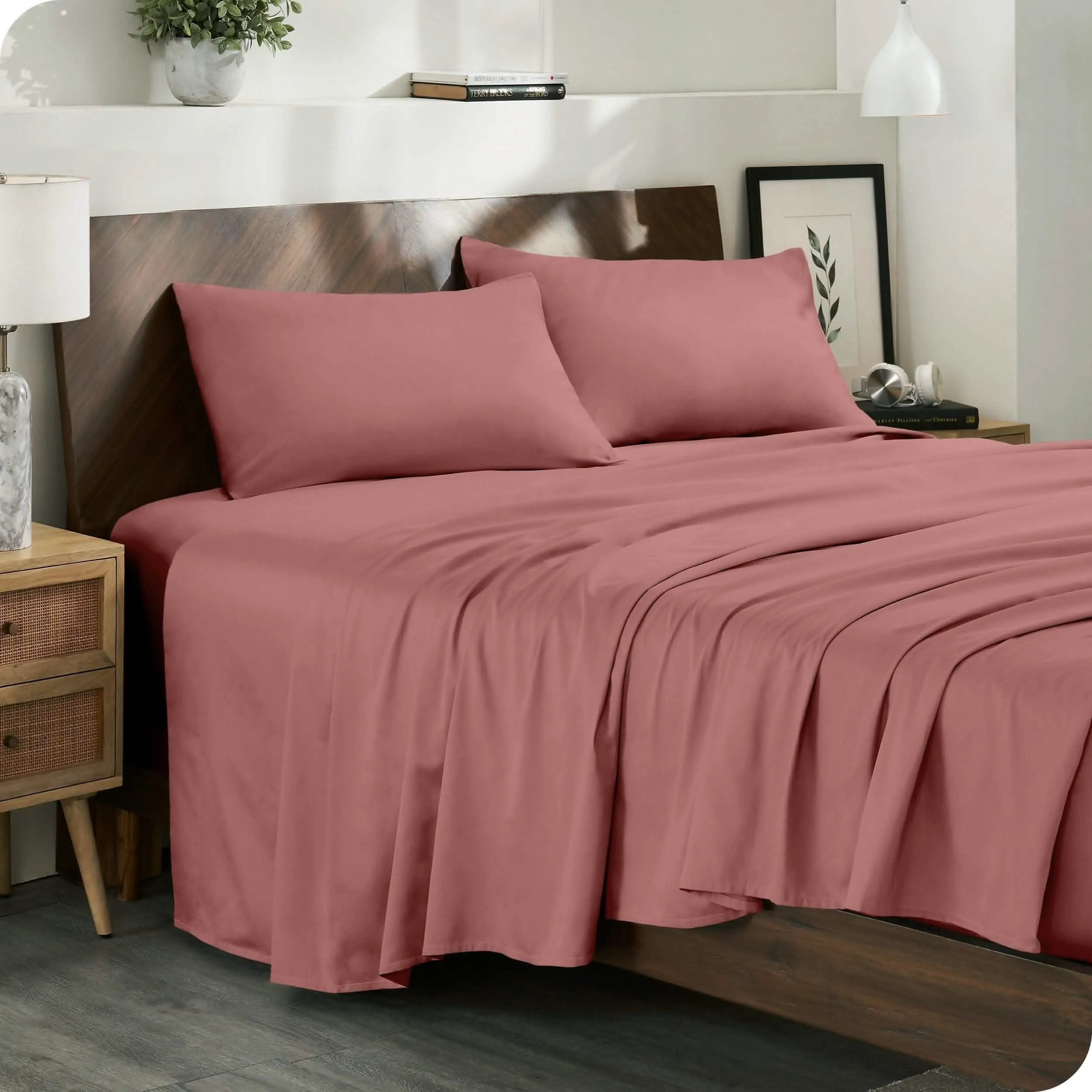 Organic Cotton Sateen Sheet Set