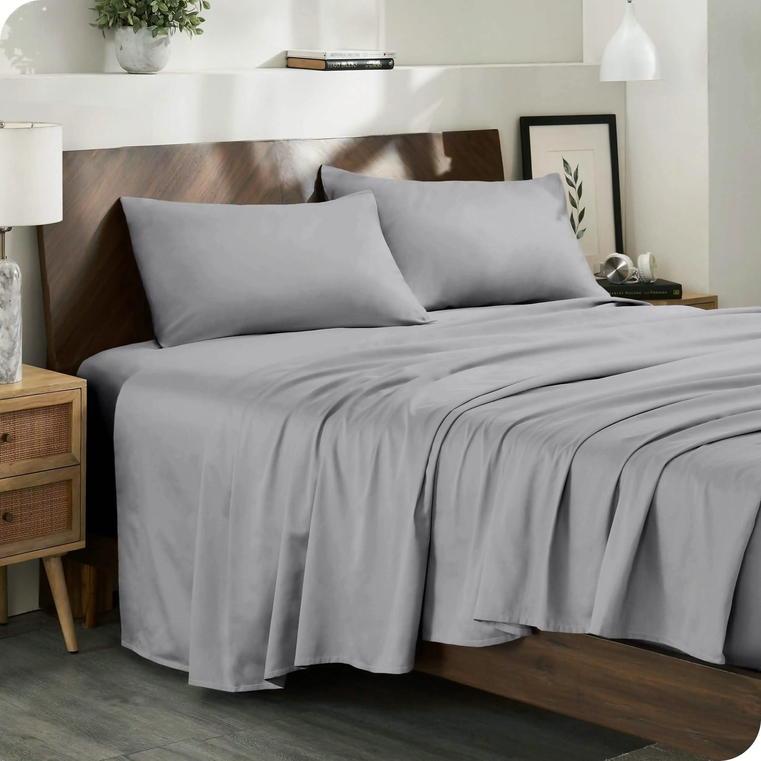 Organic Cotton Sateen Sheet Set