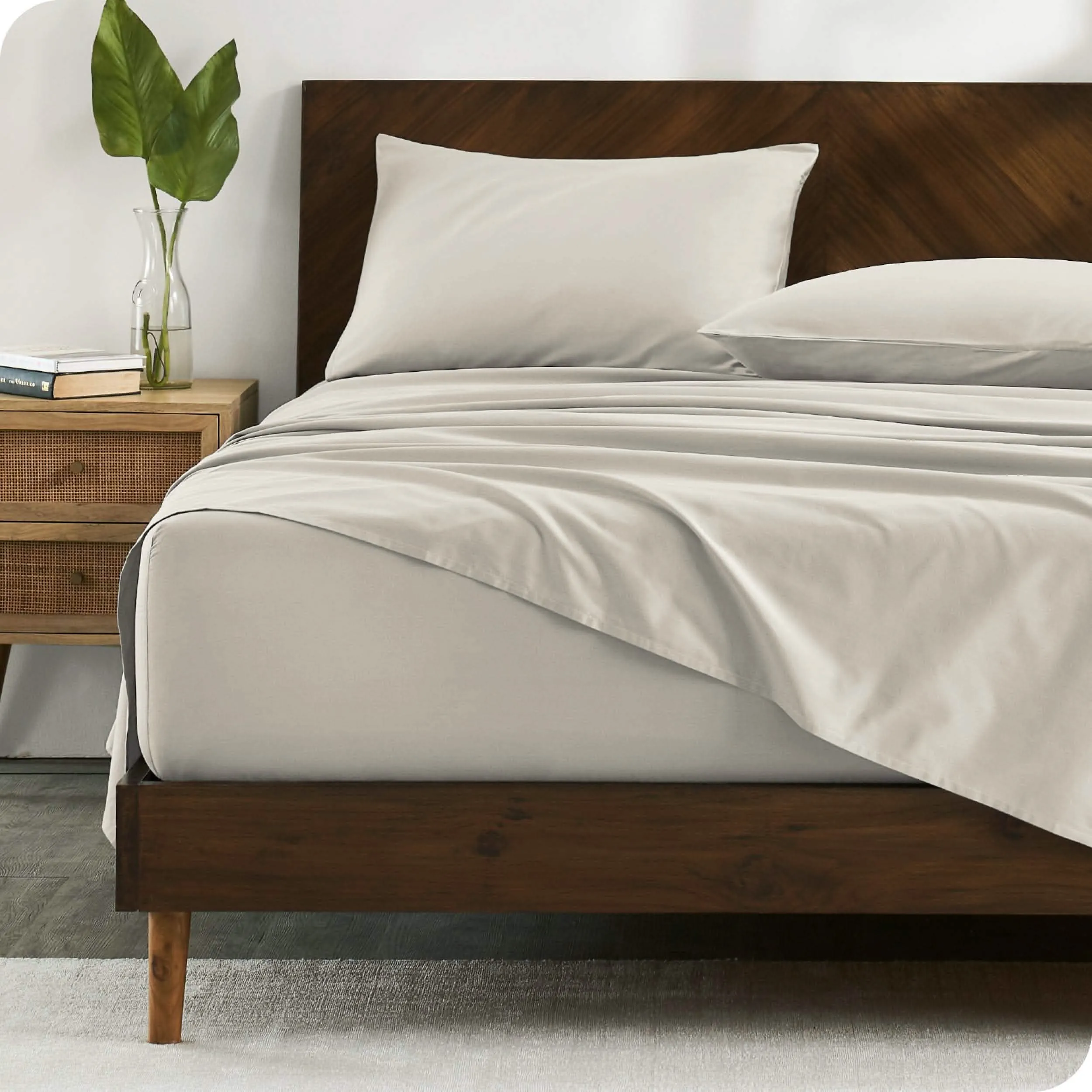 Organic Cotton Sateen Sheet Set