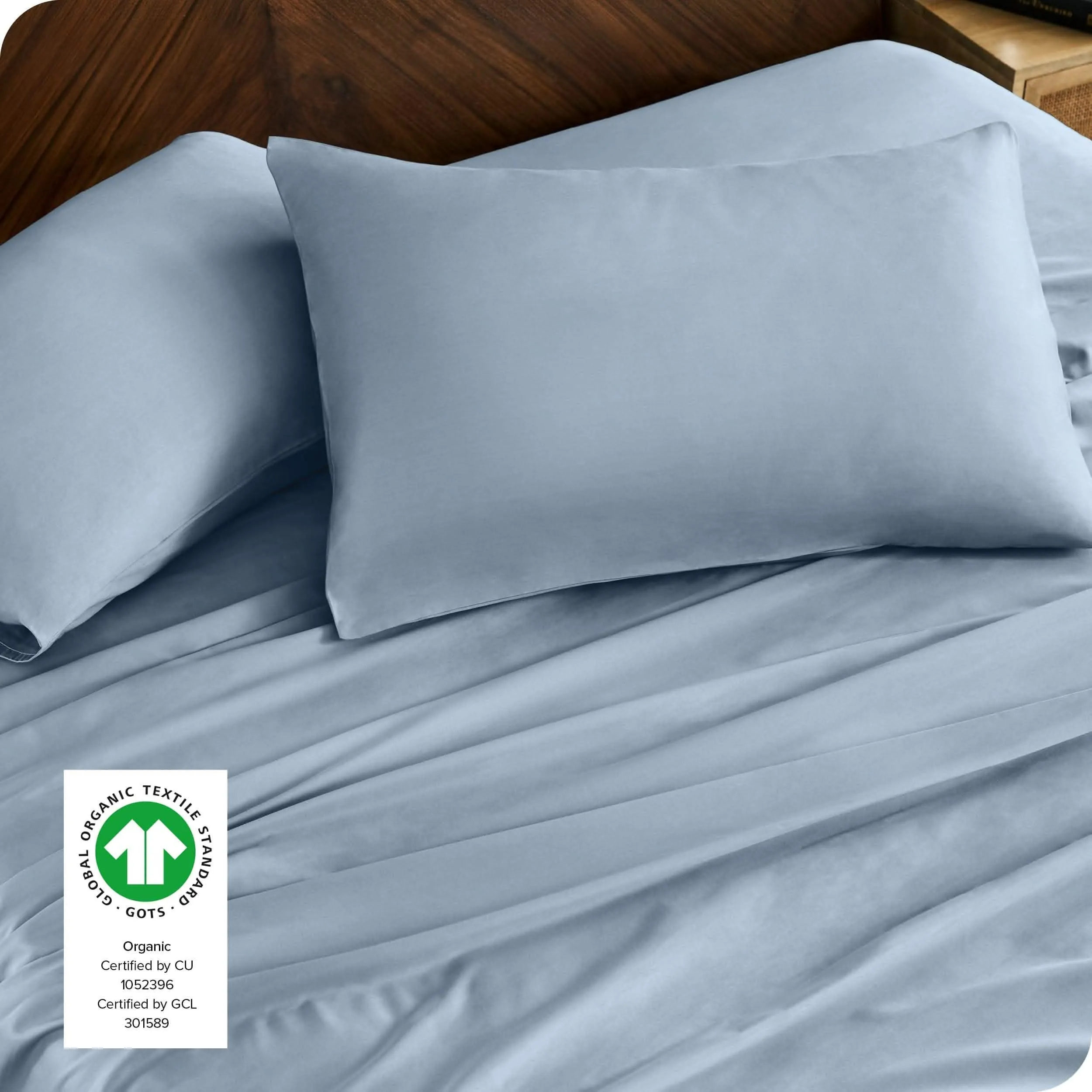 Organic Cotton Sateen Sheet Set