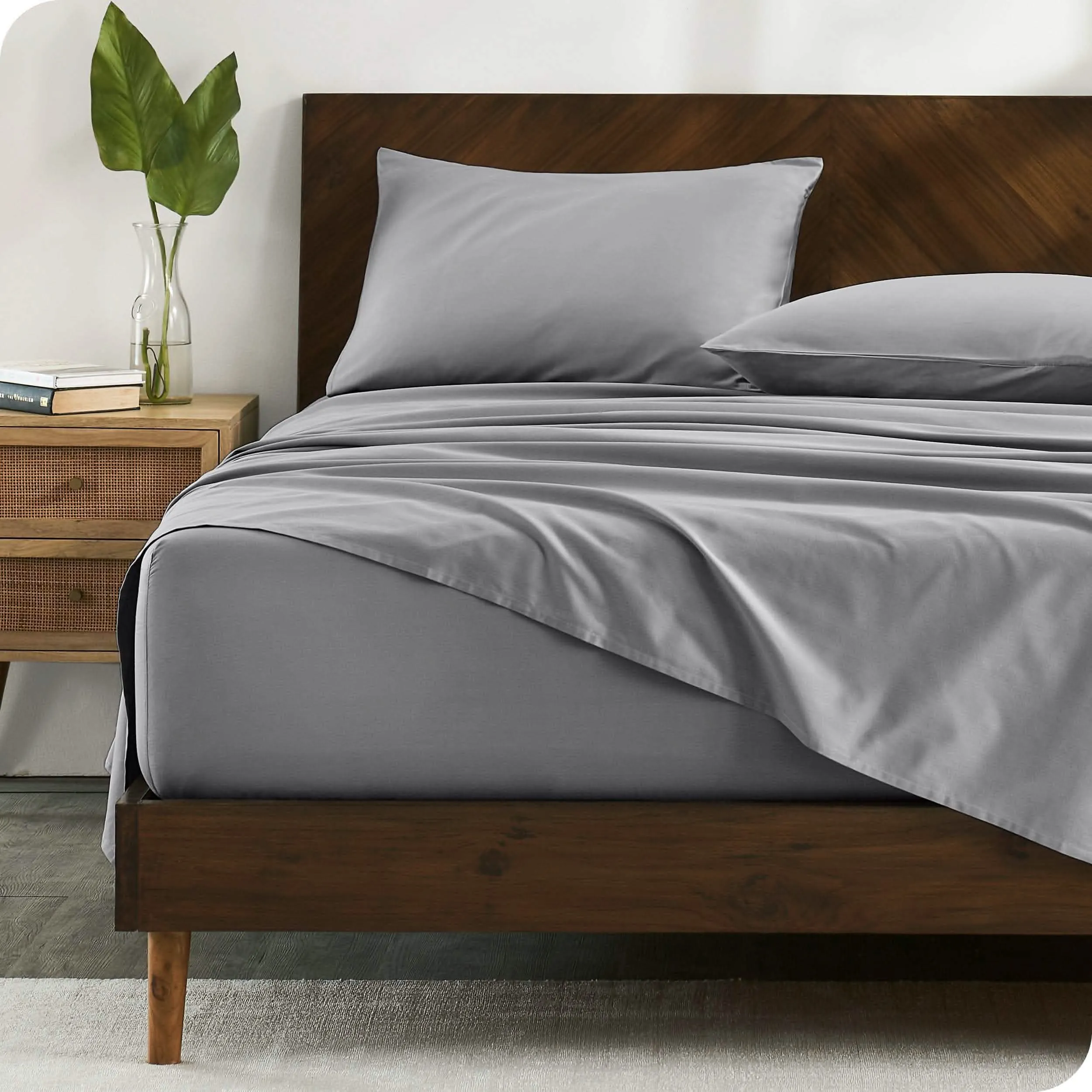 Organic Cotton Sateen Sheet Set