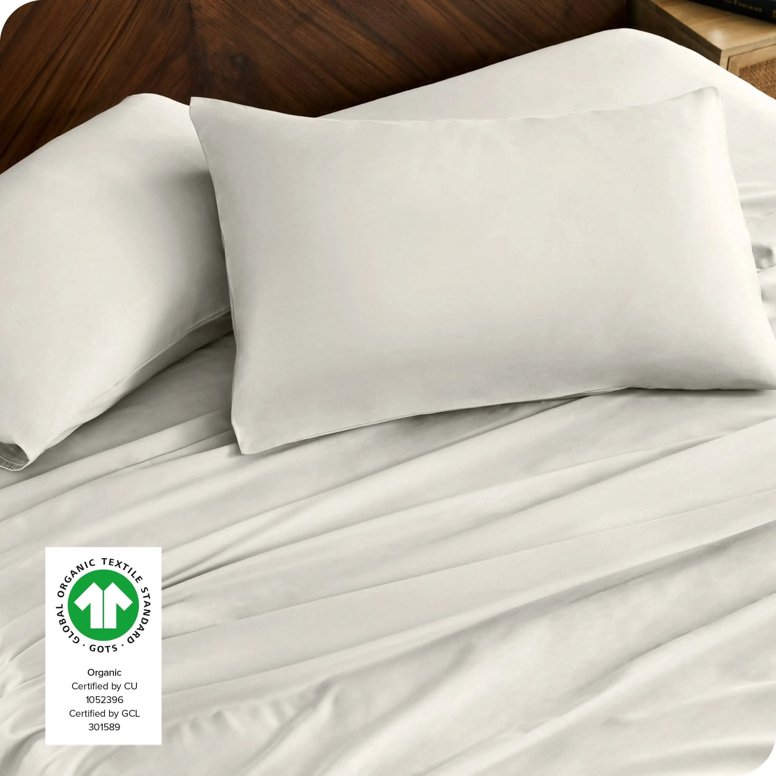 Organic Cotton Sateen Sheet Set