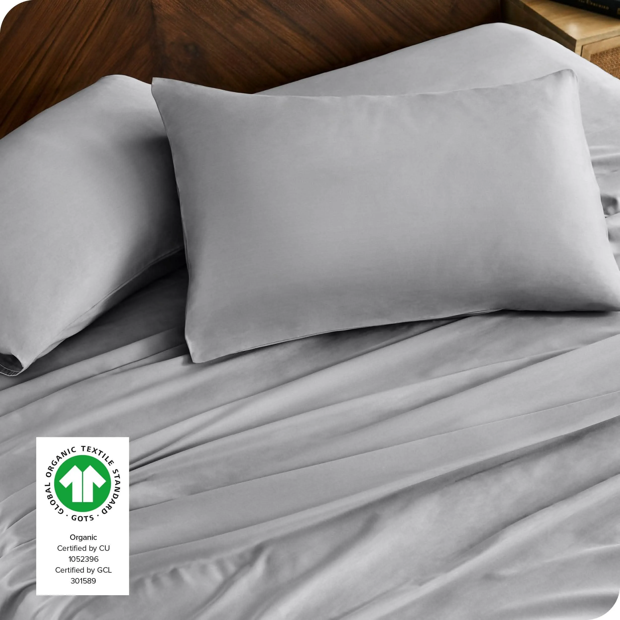 Organic Cotton Sateen Sheet Set