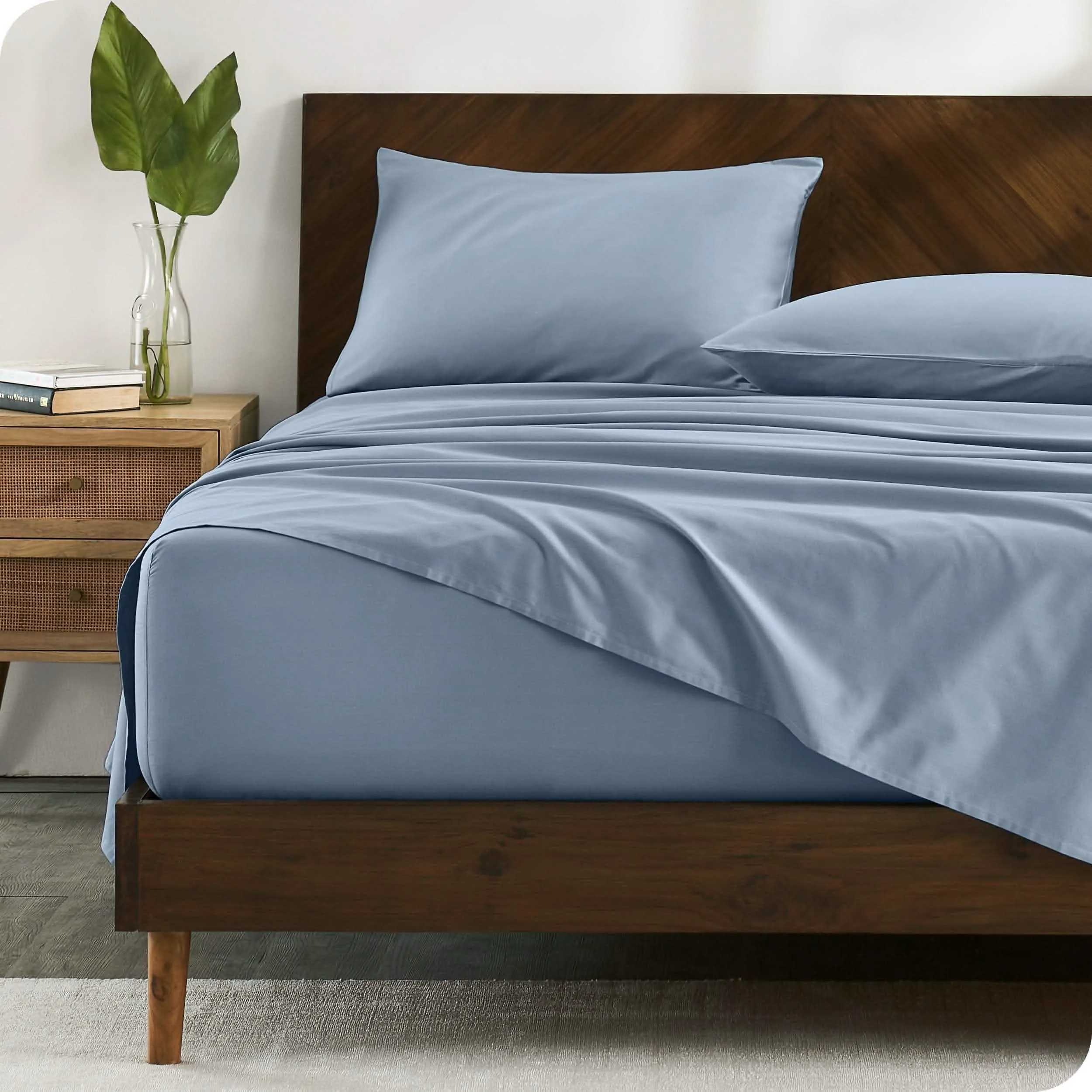 Organic Cotton Sateen Sheet Set