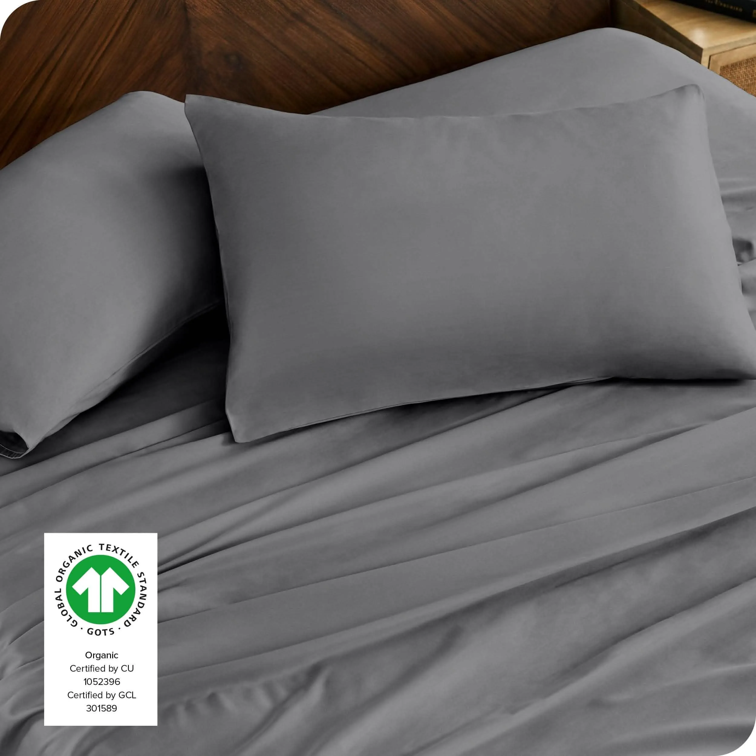 Organic Cotton Sateen Sheet Set