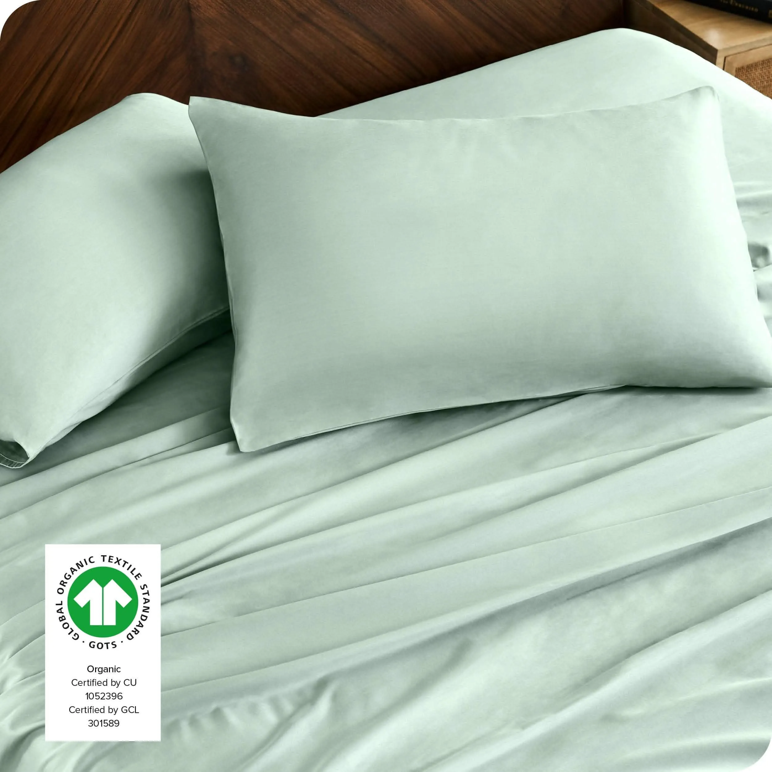 Organic Cotton Sateen Sheet Set